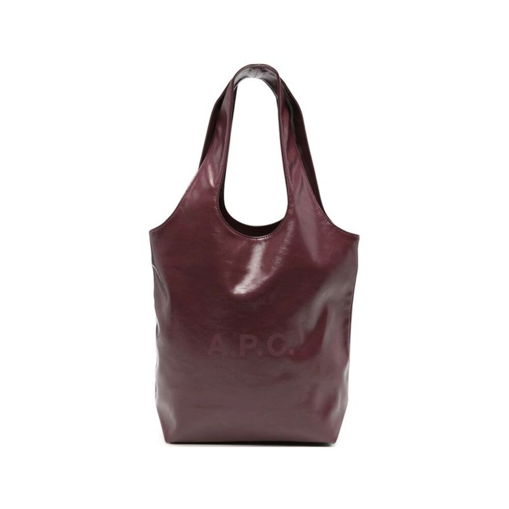 A.P.C. Red Tote Bags Men